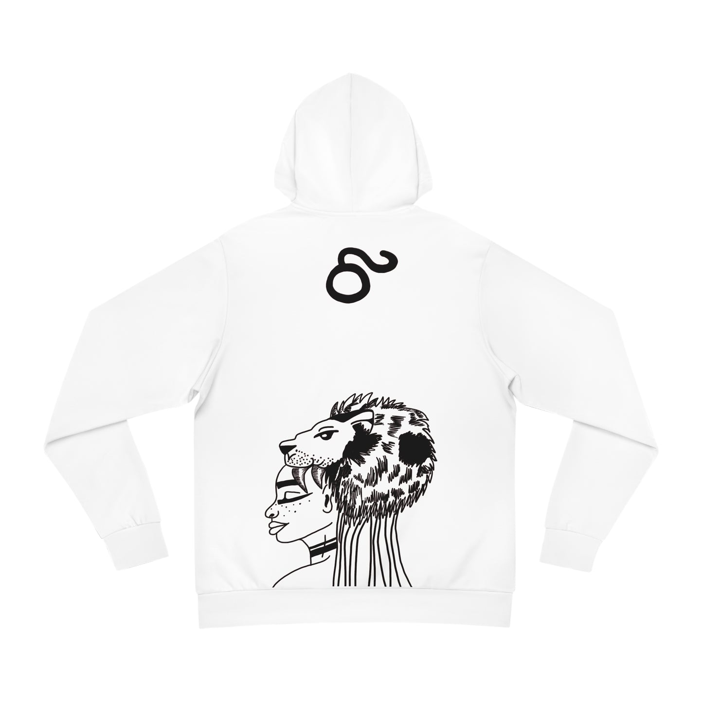 White LEO HOODIE
