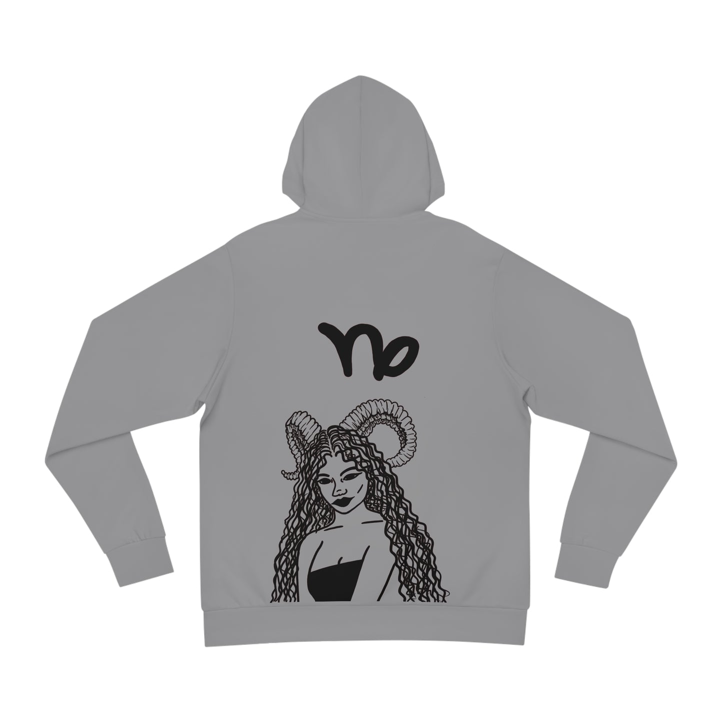 Grey CAPRICORN WON HOODIE