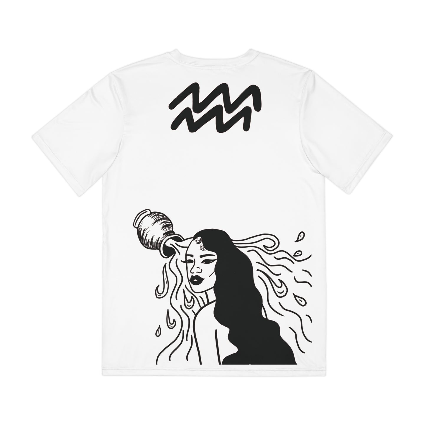 White AQUARIUS T-SHIRT