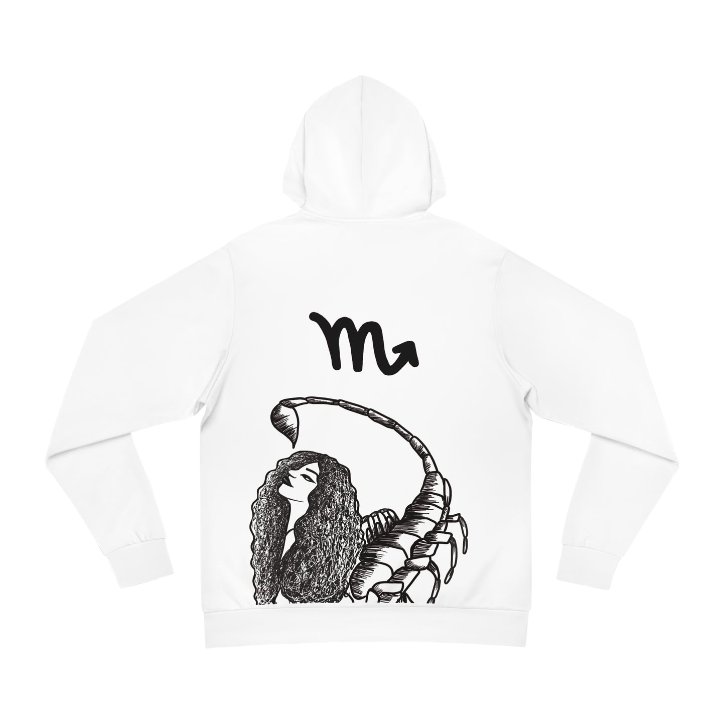 White SCORPIO WON HOODIE