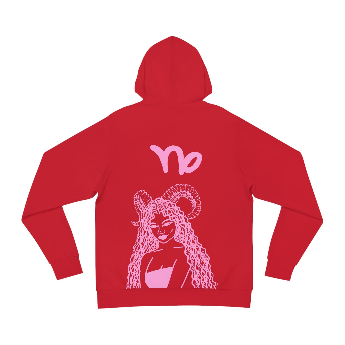 Red CAPRICORN WON HOODIE