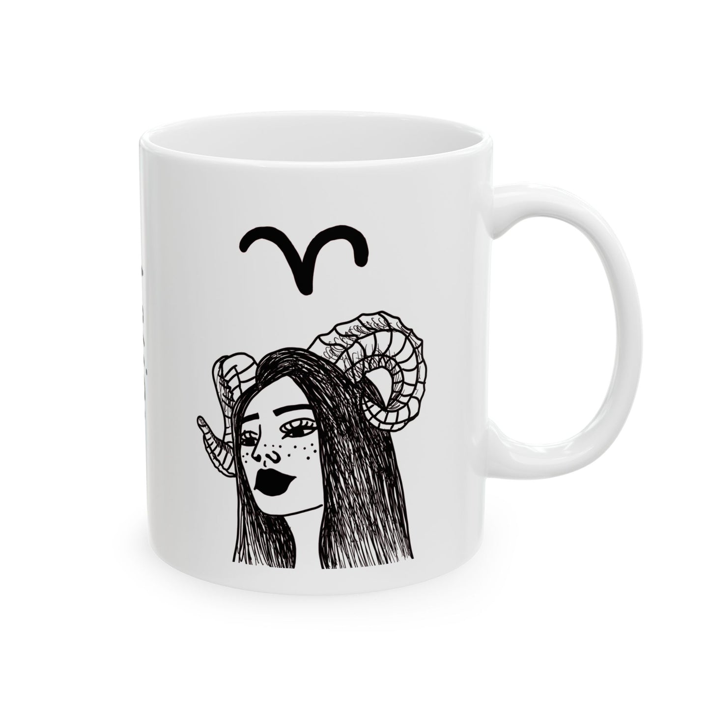 White Aries WON Mug