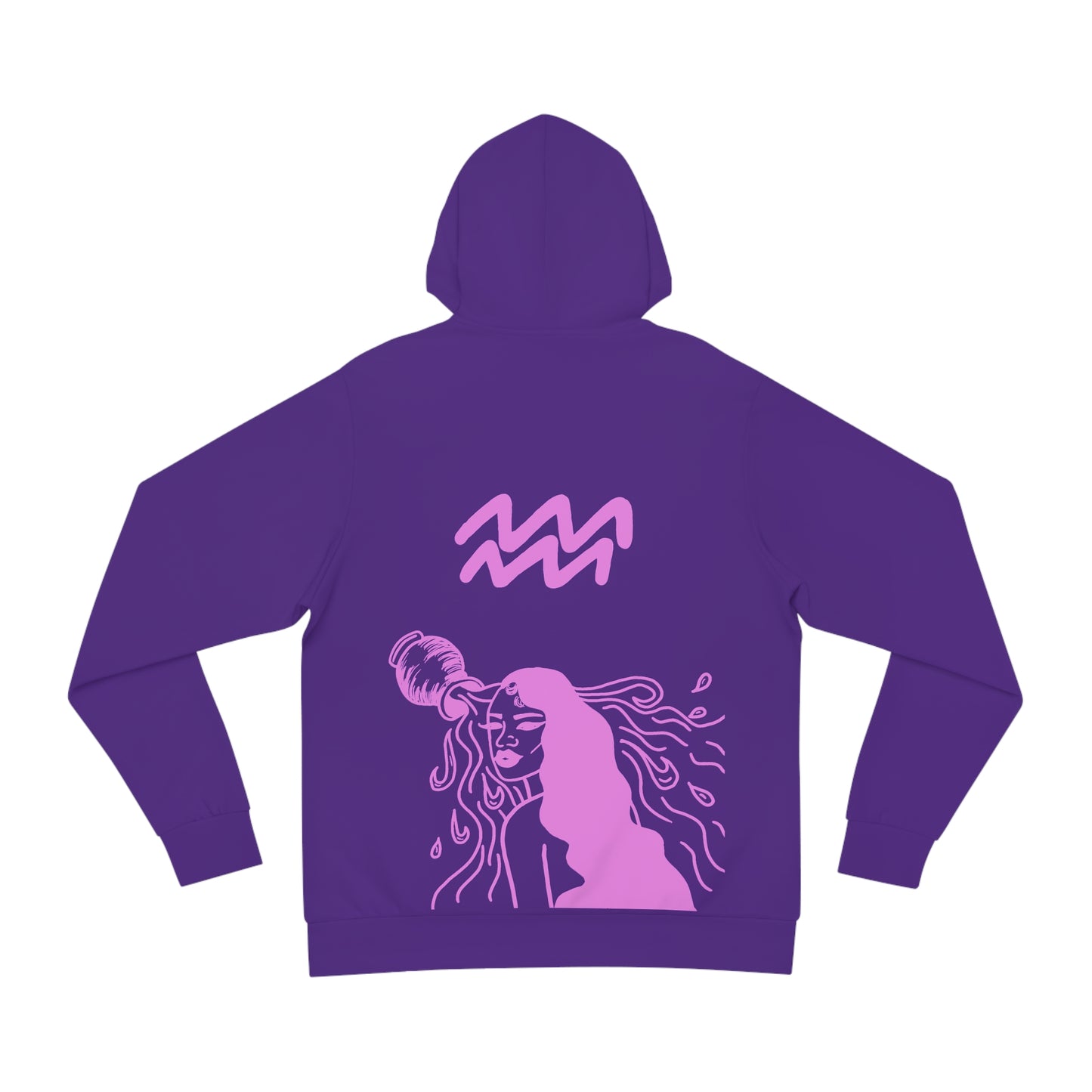Purple AQUARIUS WON HOODIE