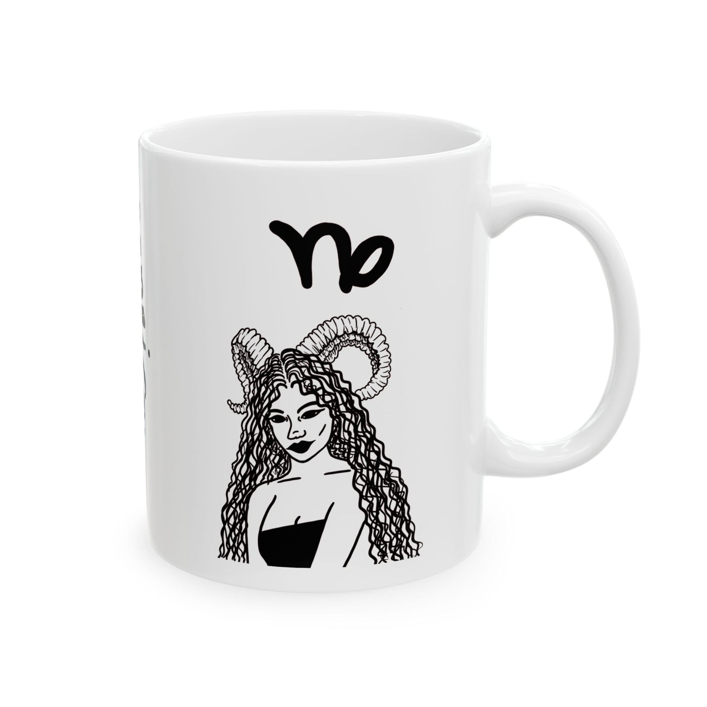 White Capricorn WON Mug