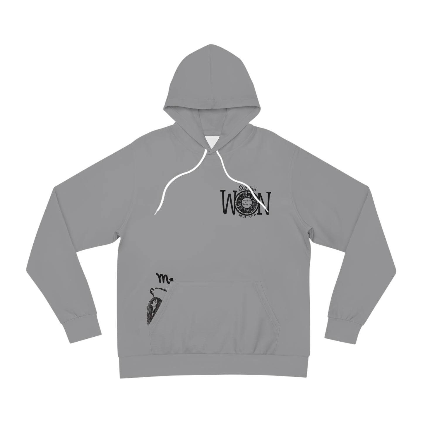 Grey SCORPIO WON HOODIE