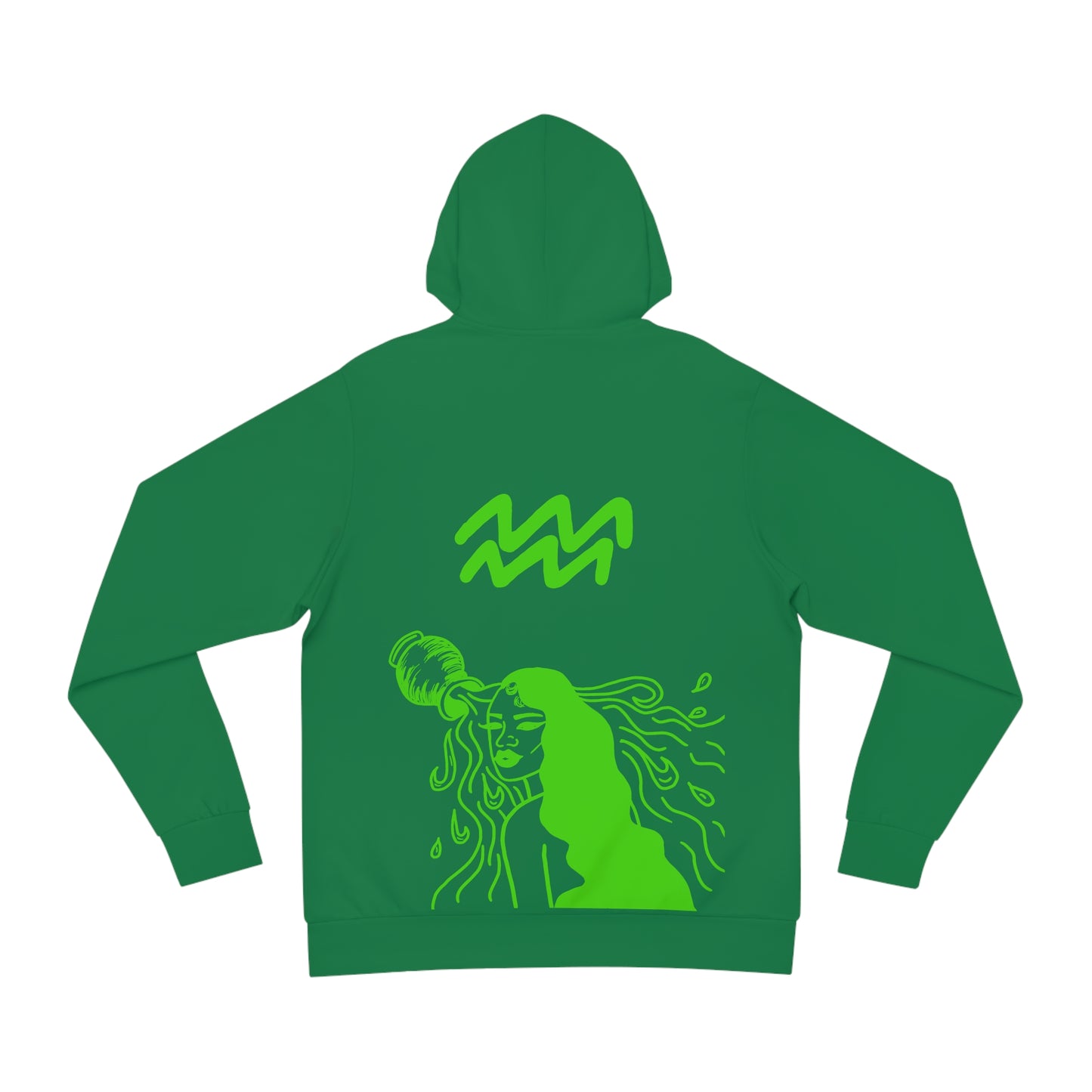 Green AQUARIUS WON HOODIE