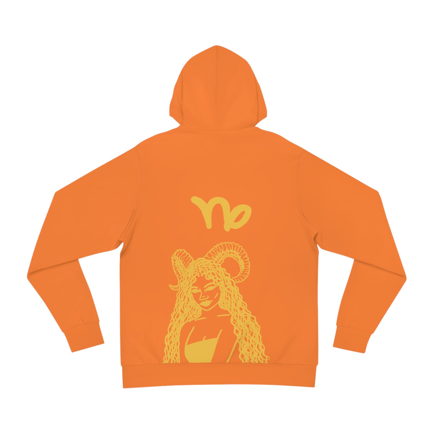 Orange CAPRICORN WON HOODIE
