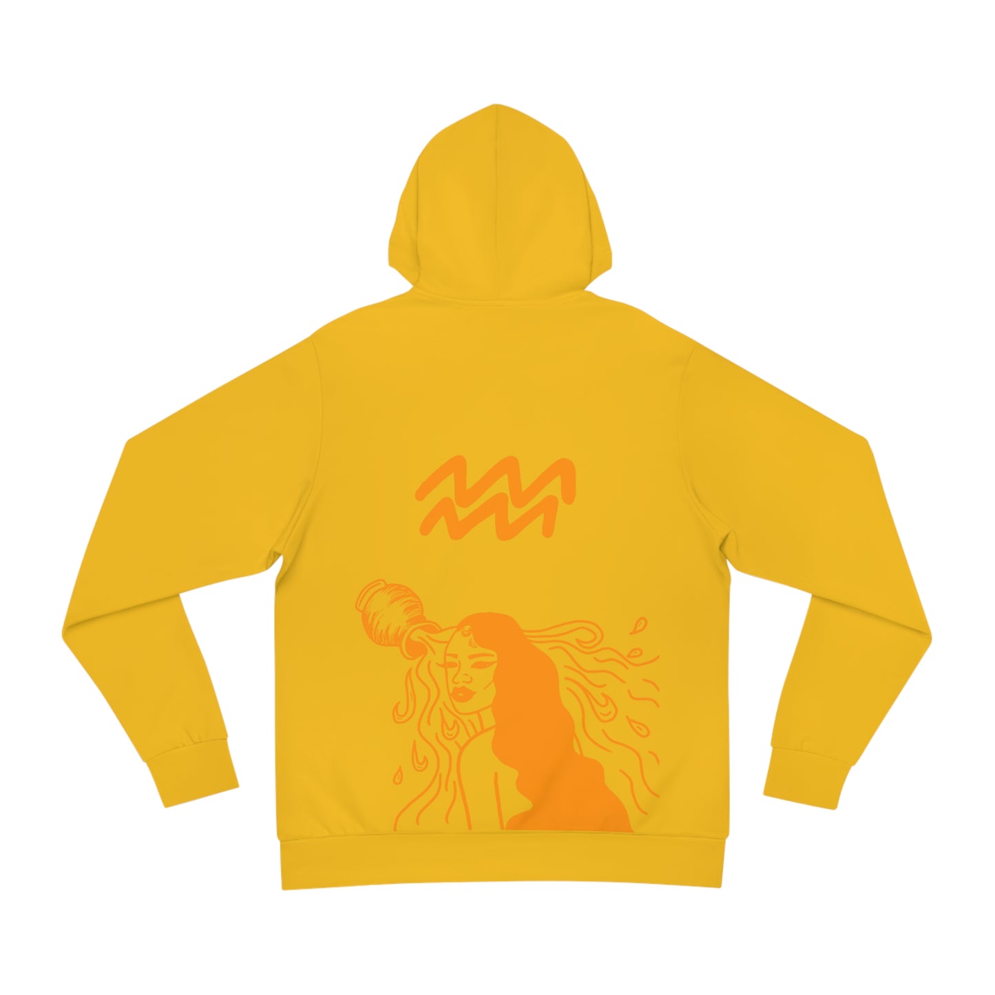 Yellow AQUARIUS WON HOODIE
