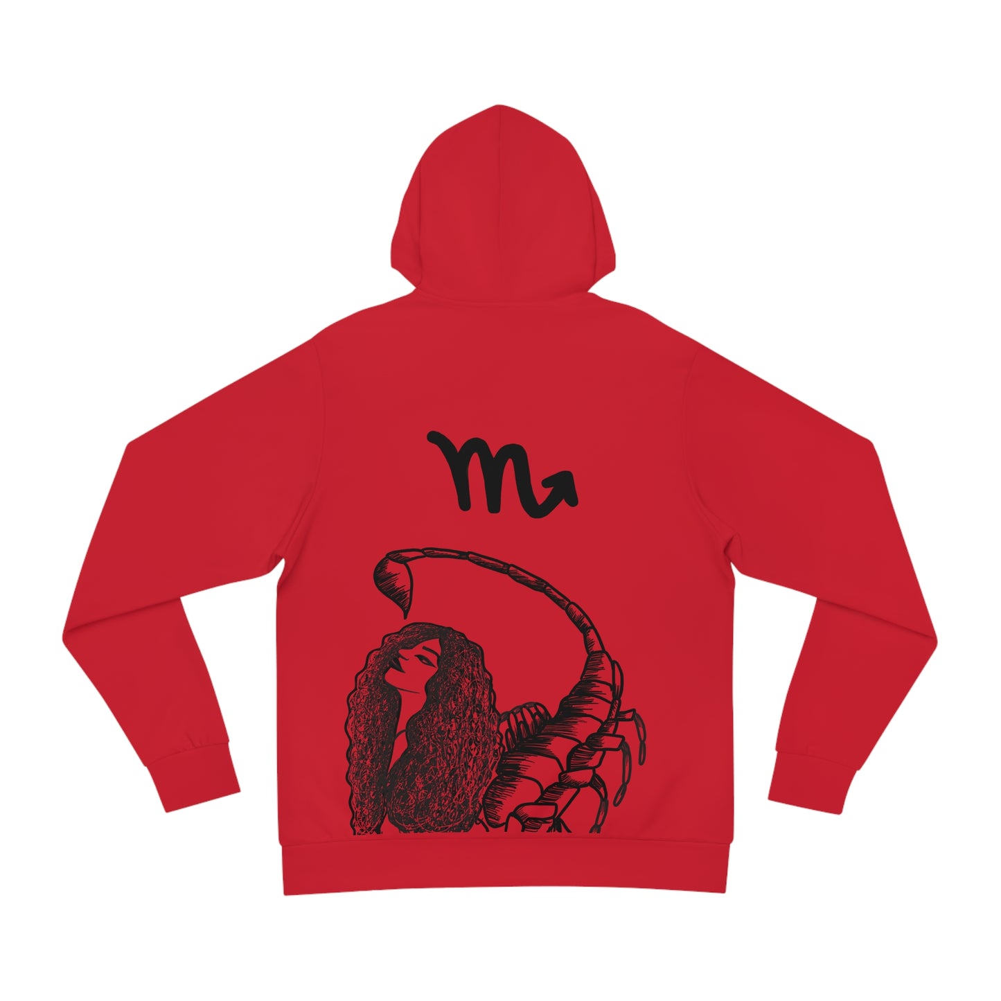 Red SCORPIO WON HOODIE