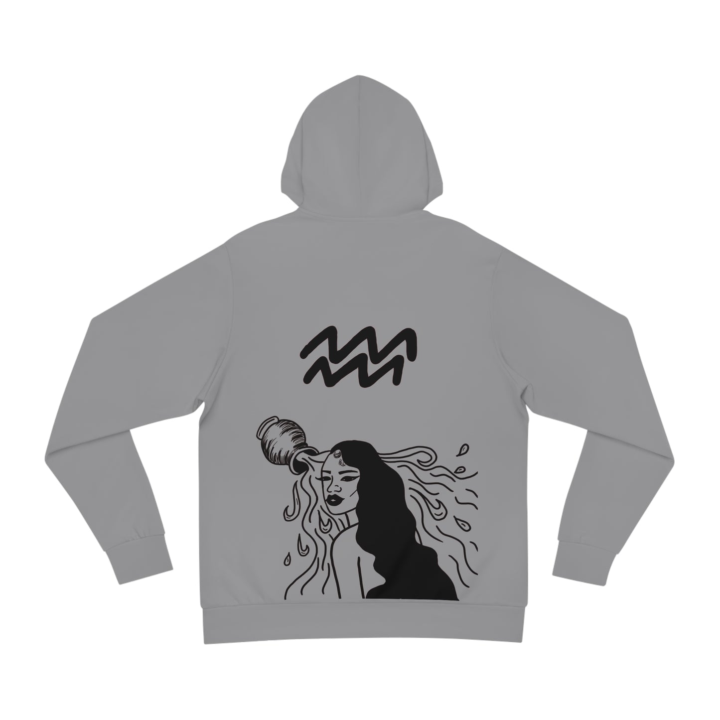 Grey AQUARIUS WON HOODIE