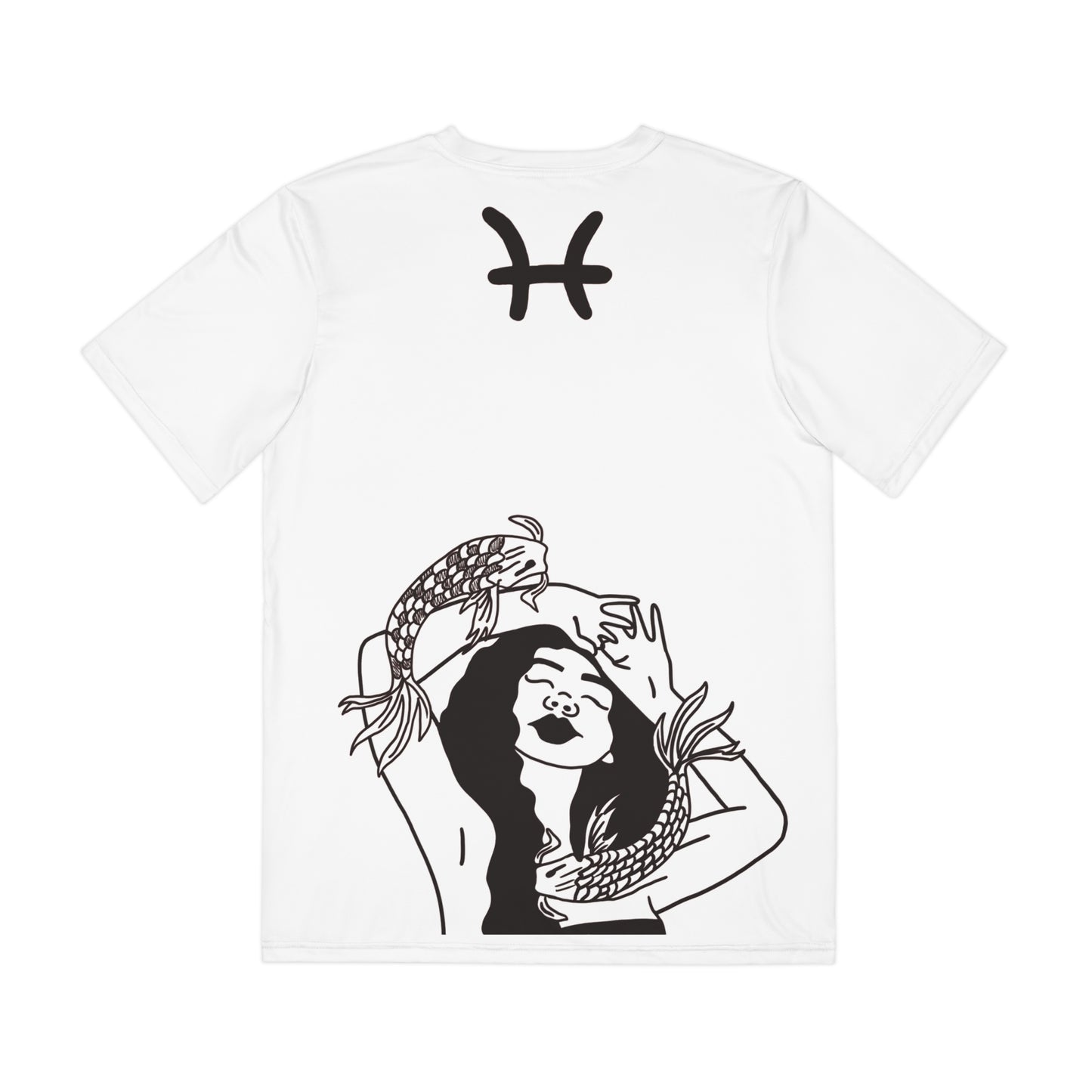 White PISCES T-SHIRT