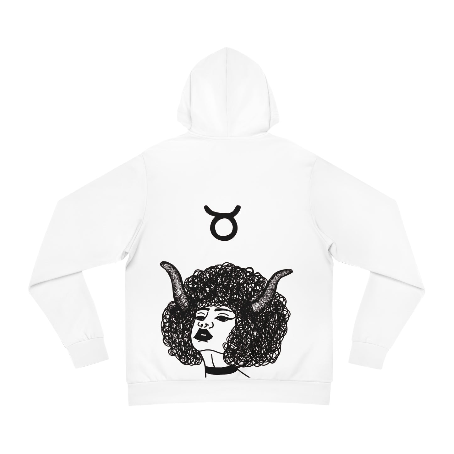 White TAURUS WON HOODIE