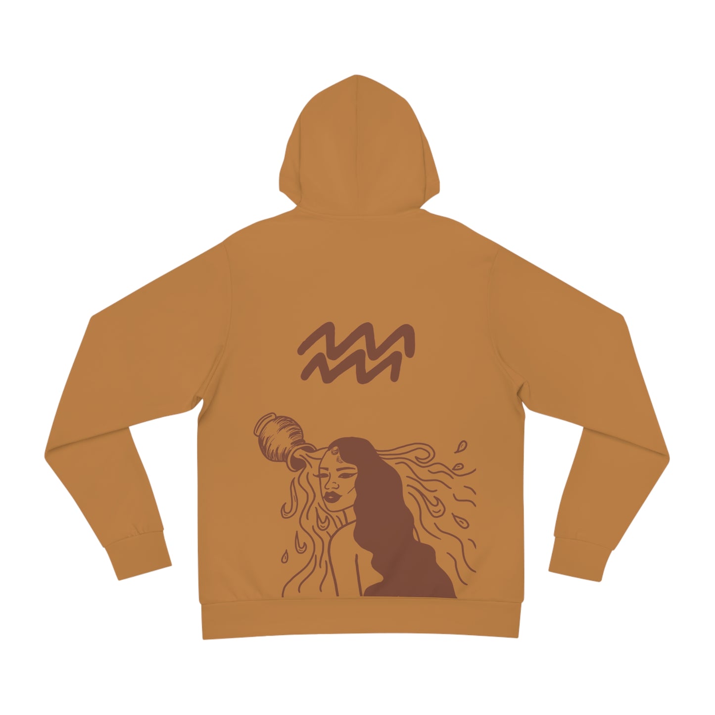 Brown AQUARIUS WON HOODIE