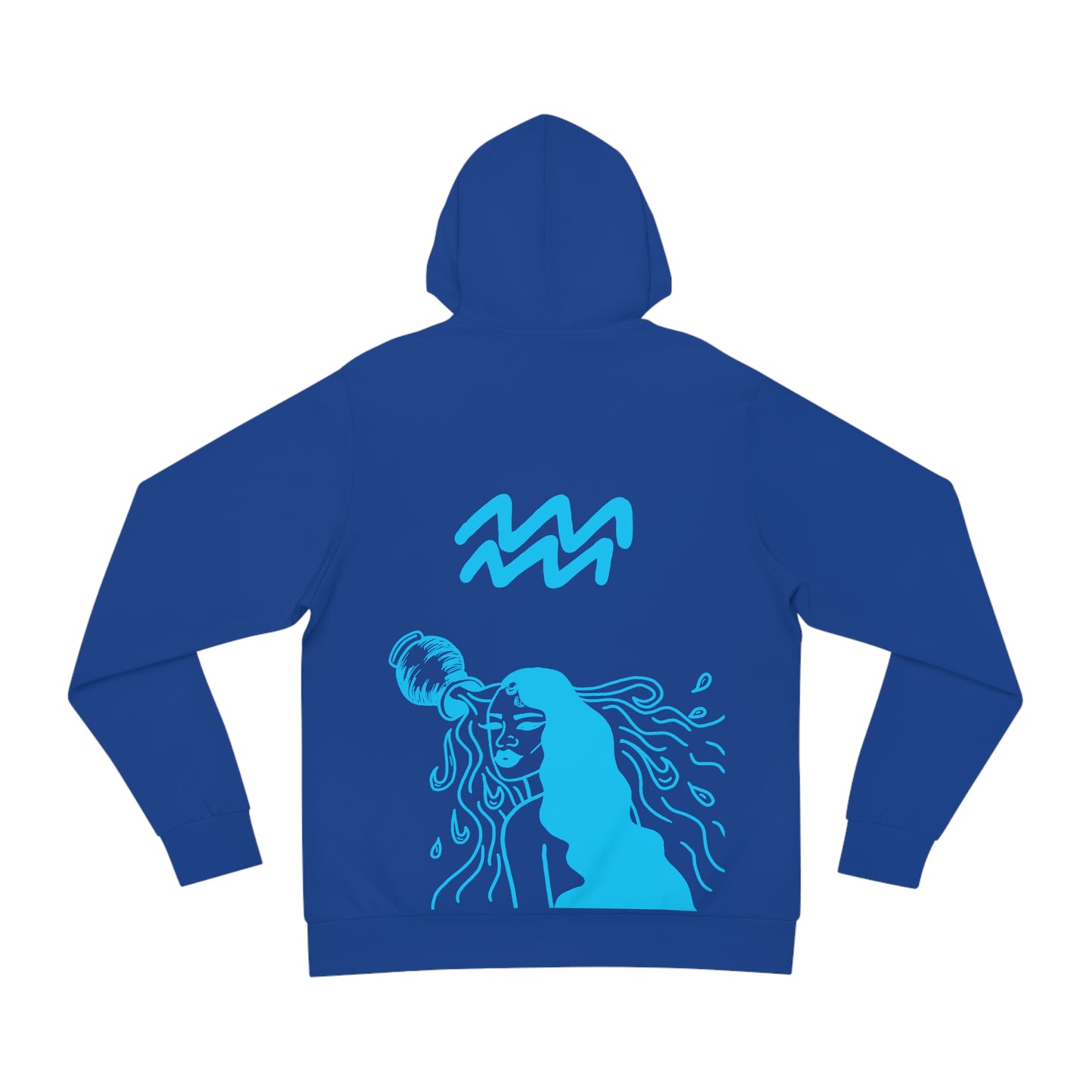Blue AQUARIUS WON HOODIE