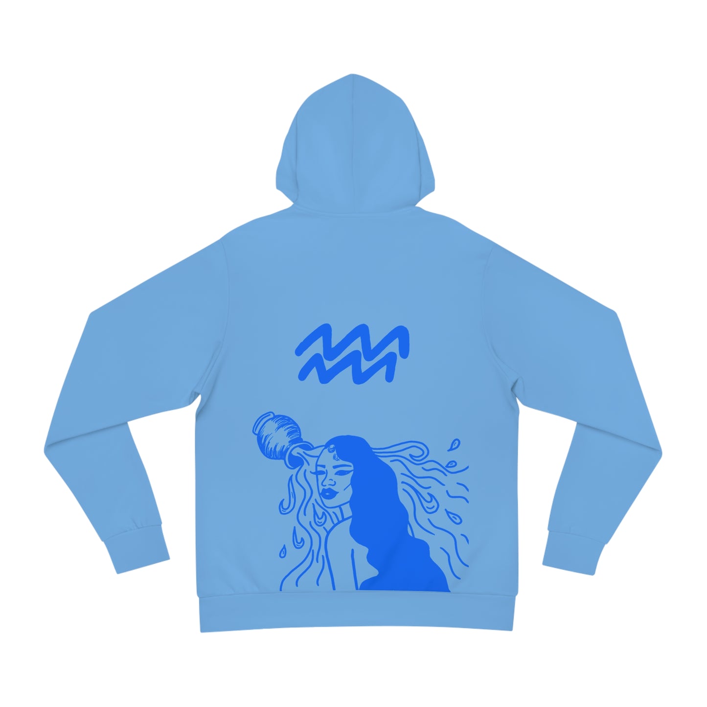 Sky Blue AQUARIUS WON HOODIE