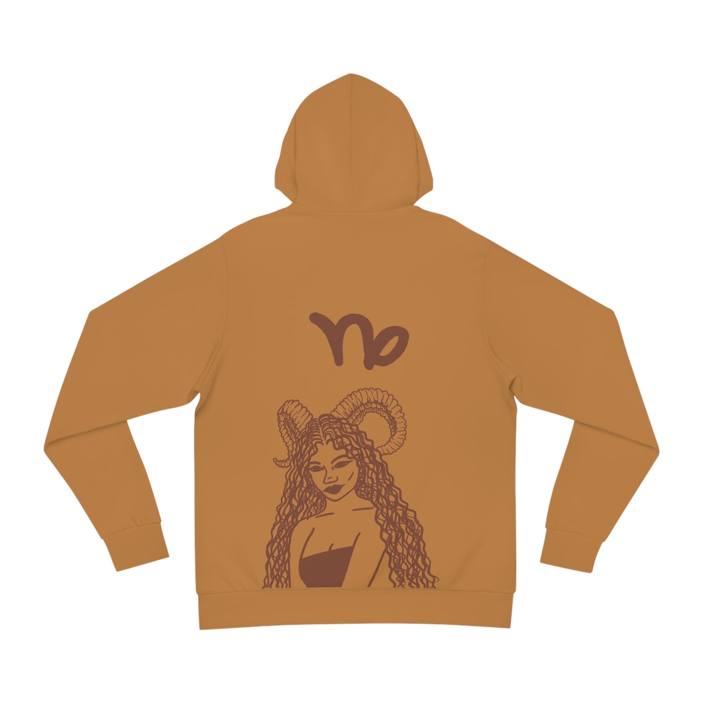 Brown CAPRICORN WON HOODIE