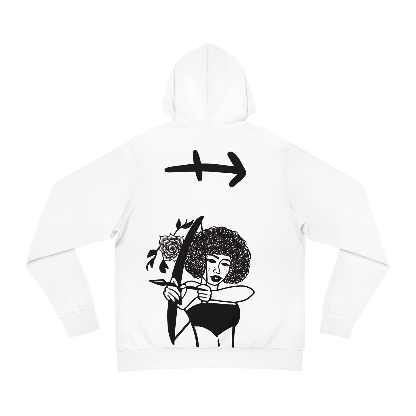White SAGITTARIUS HOODIE