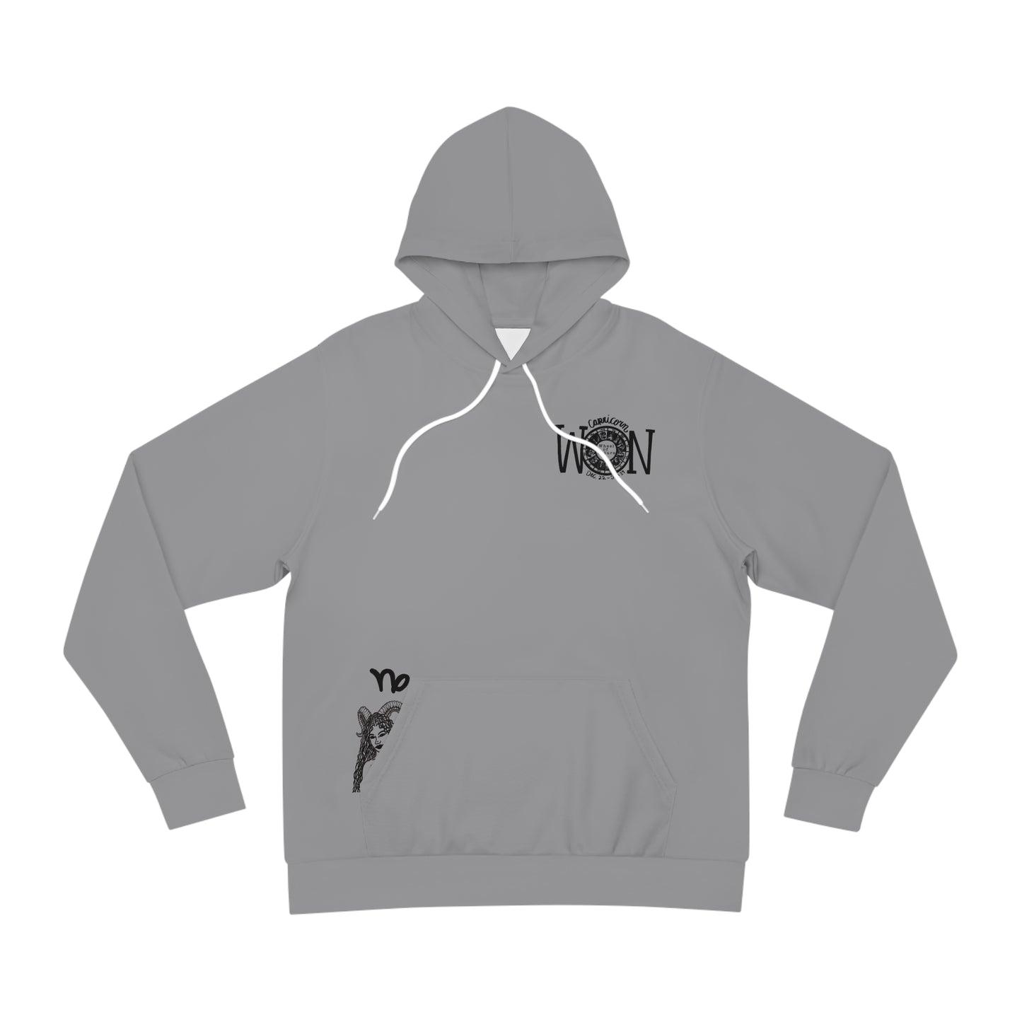 Grey CAPRICORN WON HOODIE