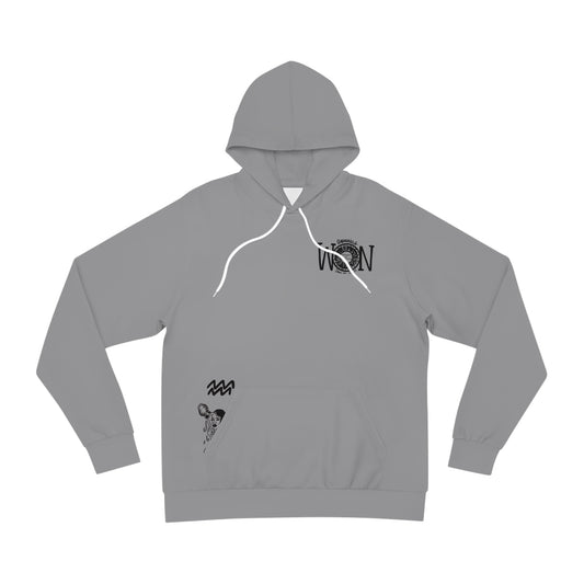 Grey AQUARIUS WON HOODIE