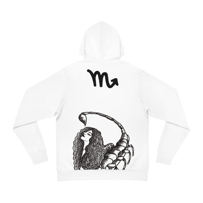 White SCORPIO HOODIE