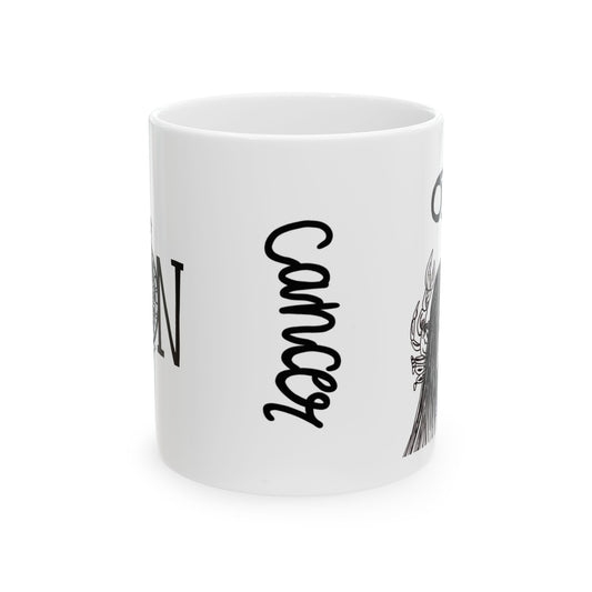 White Cancer WON Mug