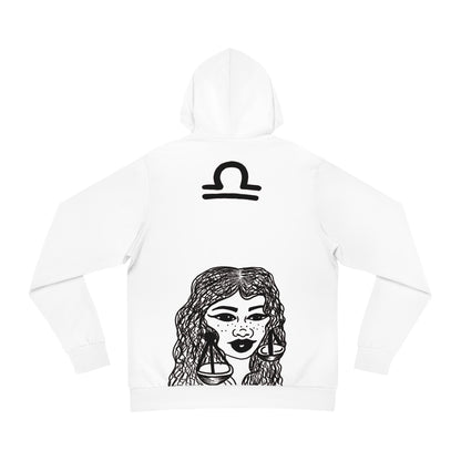 White LIBRA HOODIE