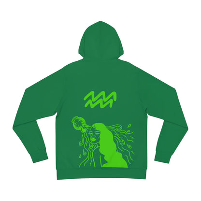 Green AQUARIUS WON HOODIE