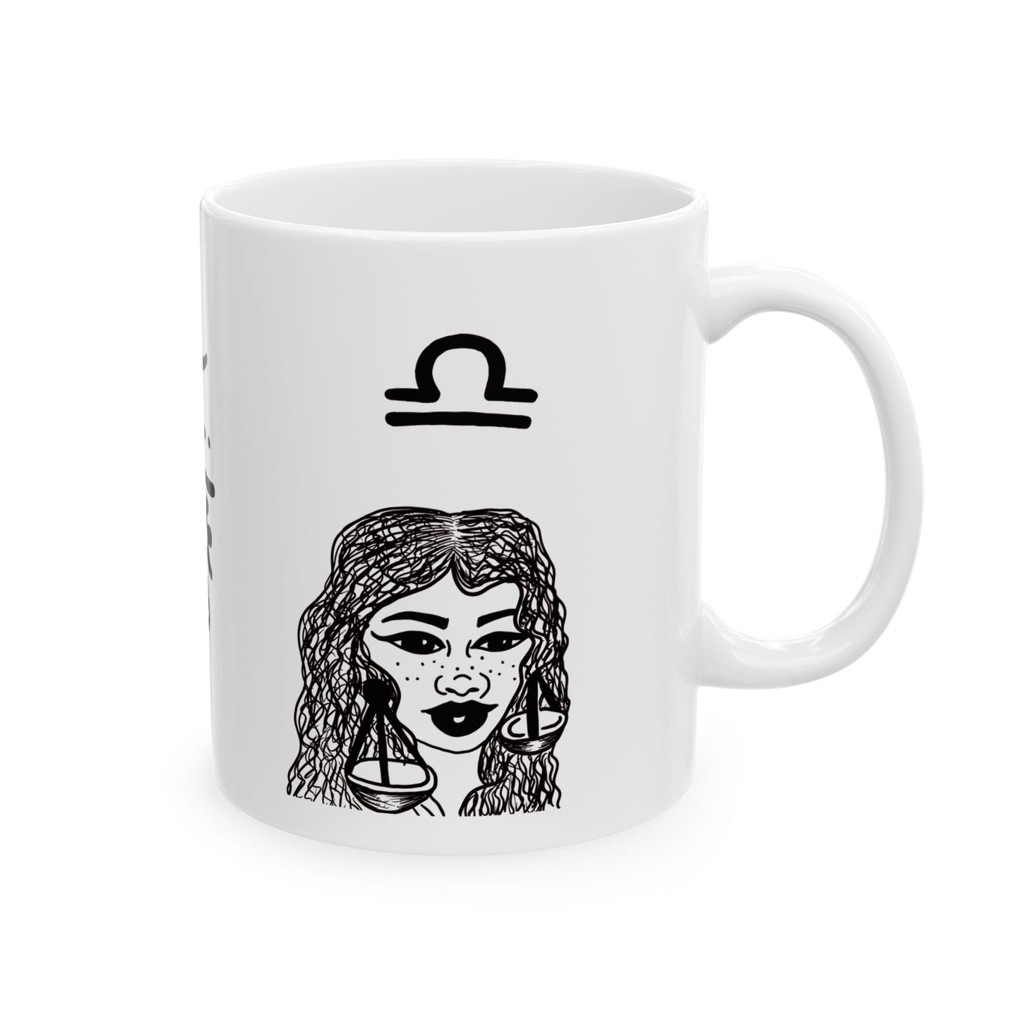 White Libra WON Mug