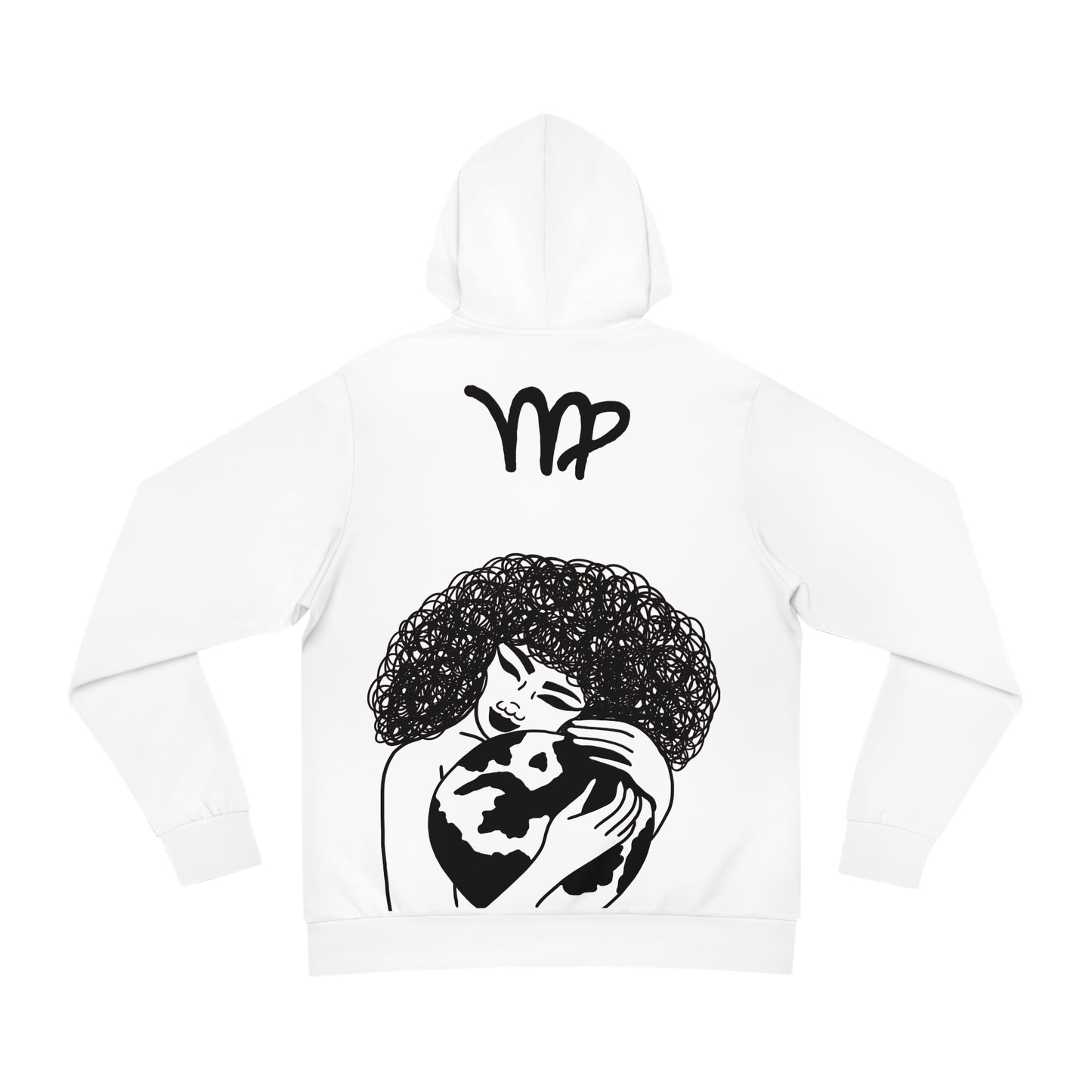 White VIRGO HOODIE