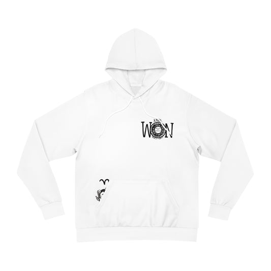 White ARIES WON HOODIE