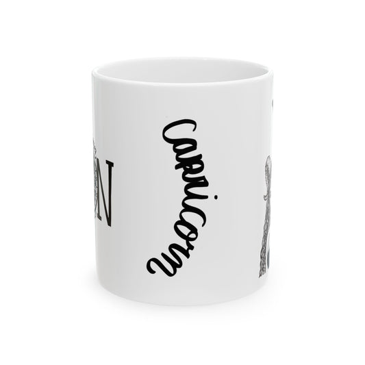 White Capricorn WON Mug