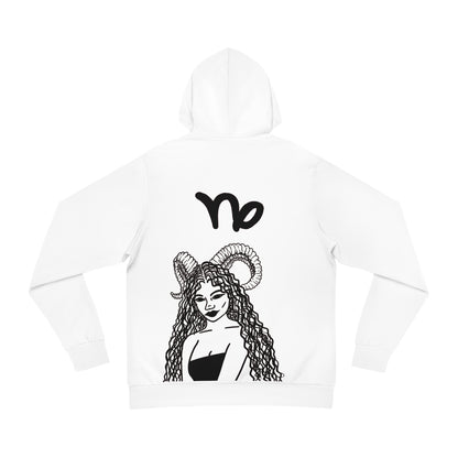 White CAPRICORN WON HOODIE