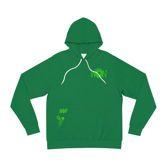 Green AQUARIUS WON HOODIE