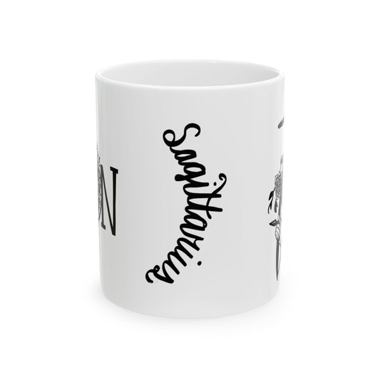 White Sagittarius WON Mug