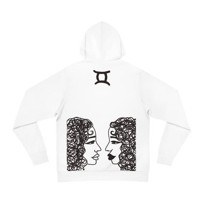 White GEMINI HOODIE