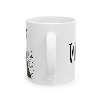 White Aquarius WON Mug