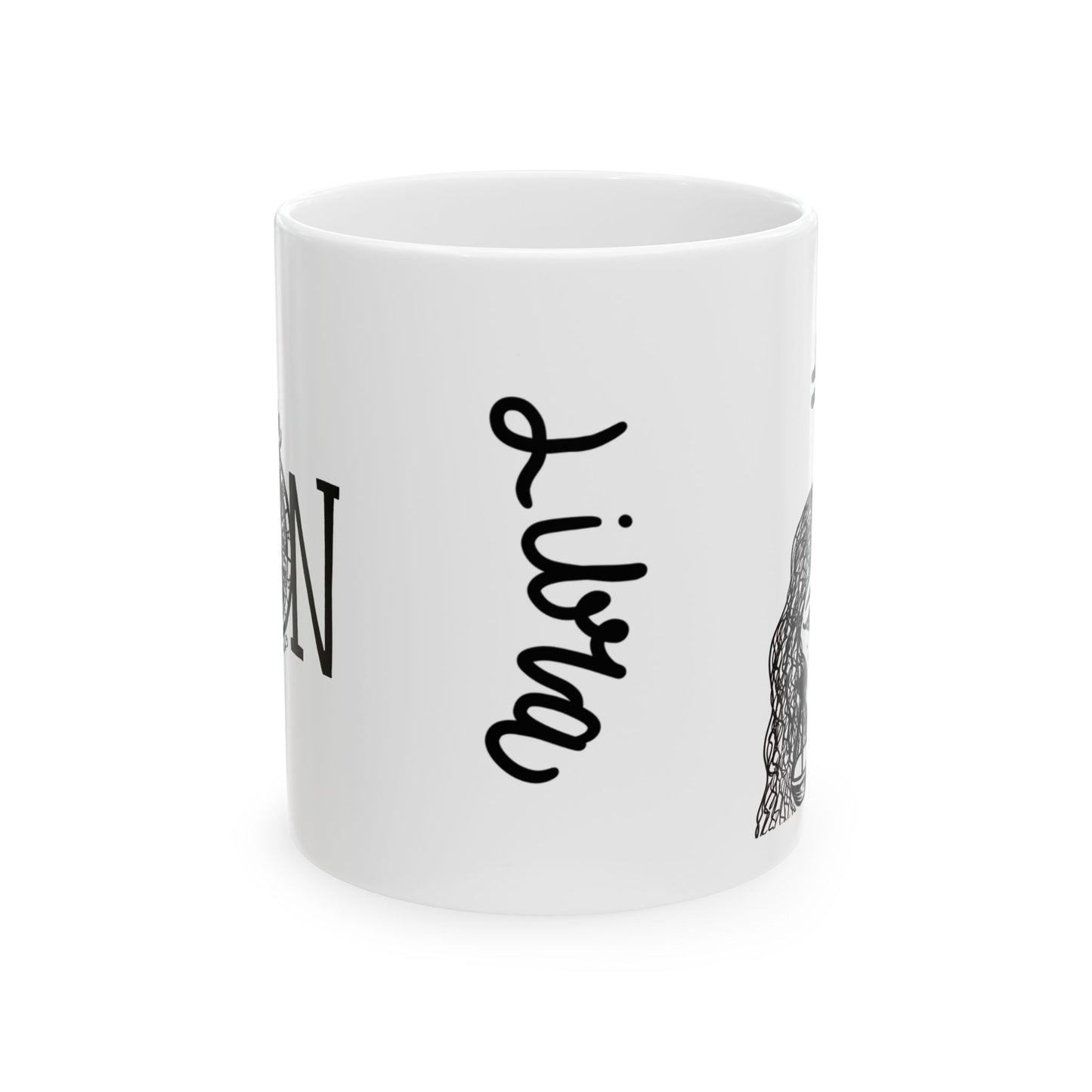 White Libra WON Mug