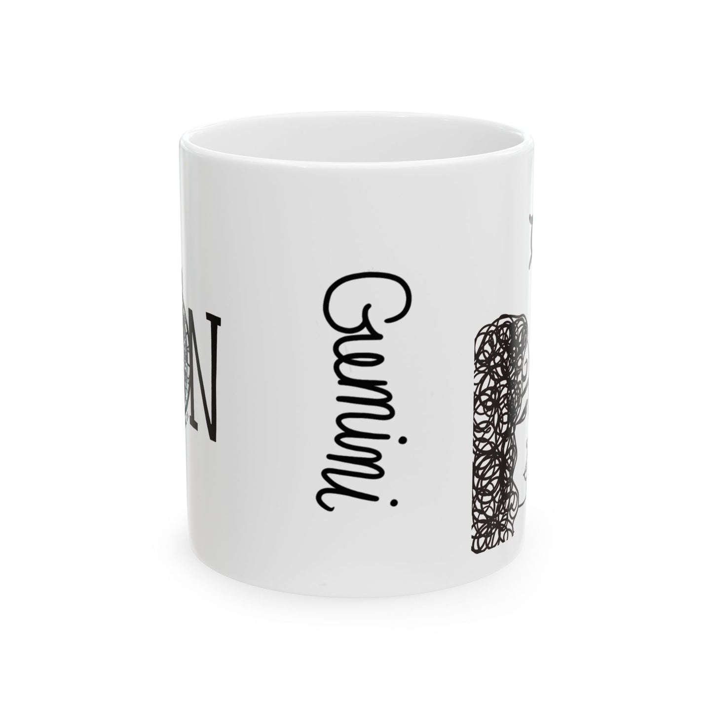 White Gemini WON Mug