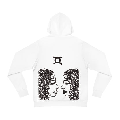 White GEMINI WON HOODIE