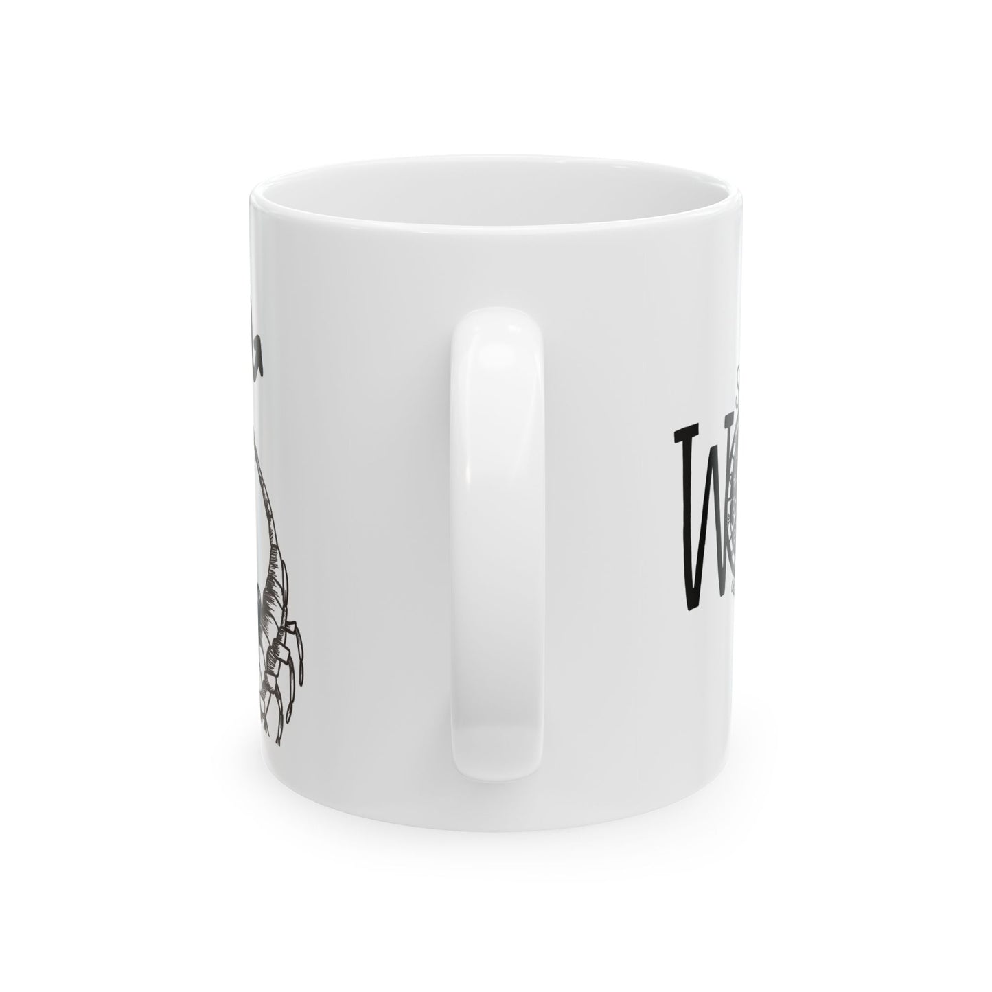 White Scorpio WON Mug