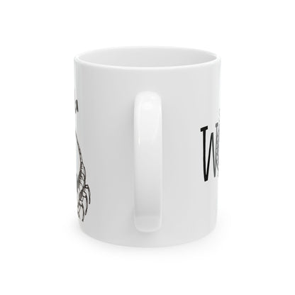 White Scorpio WON Mug