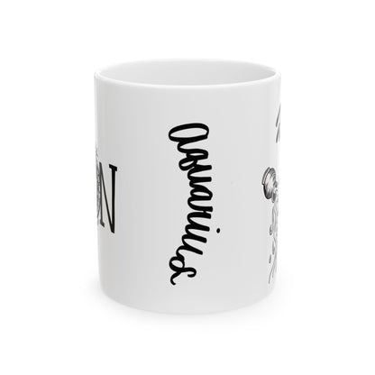 White Aquarius WON Mug