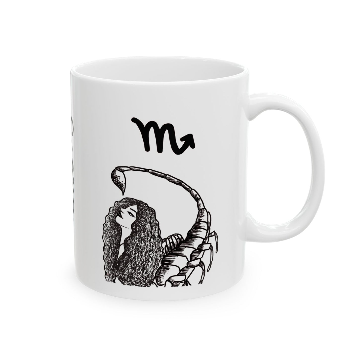 White Scorpio WON Mug